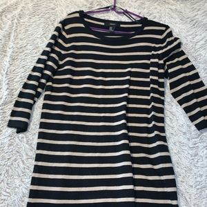 Forever 21 striped long sweater